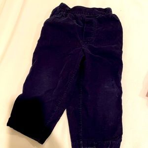 Bella Bliss Navy Corduroy Pants 18M